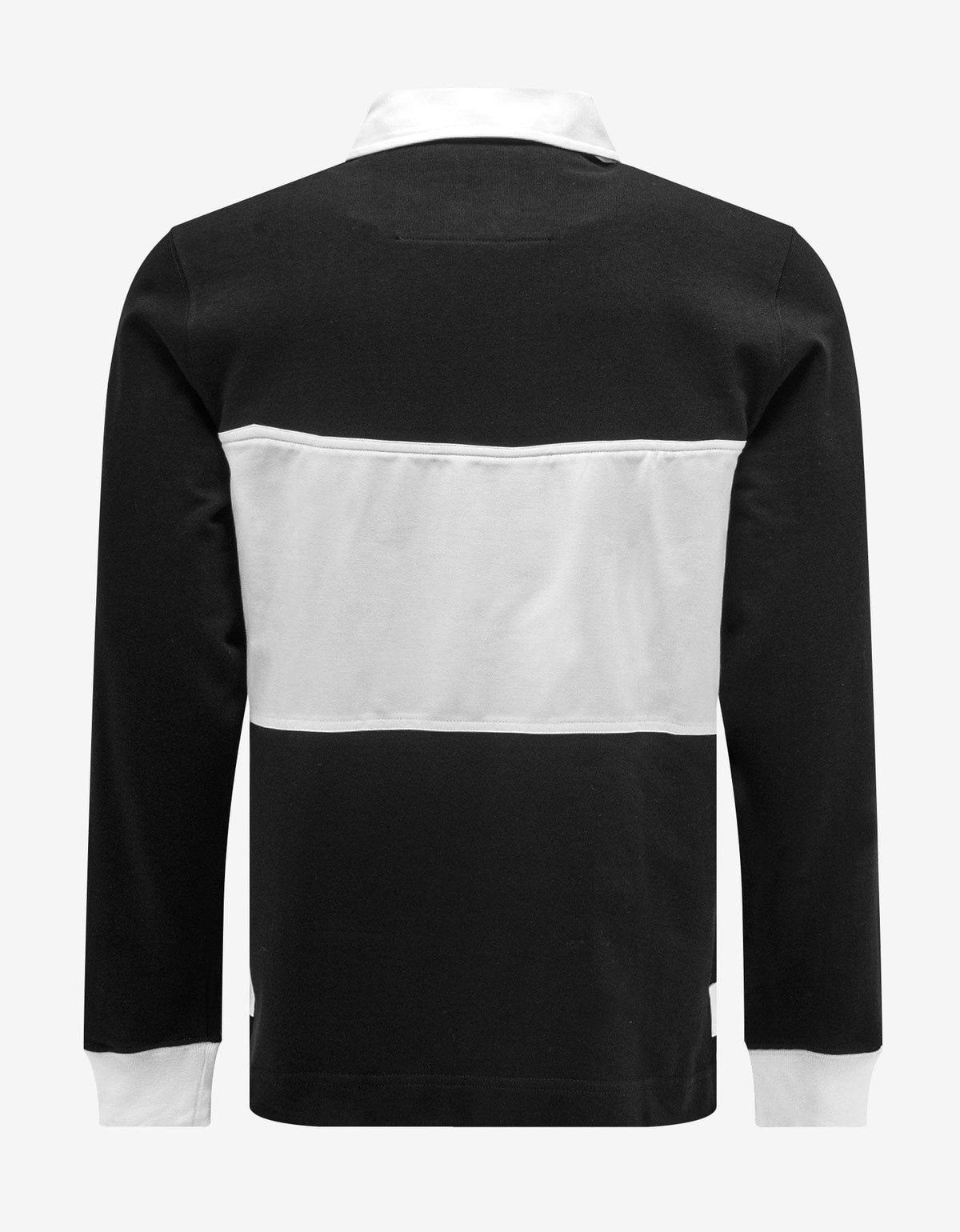 Givenchy Black Embroidered Logo Long Sleeve Polo Shirt