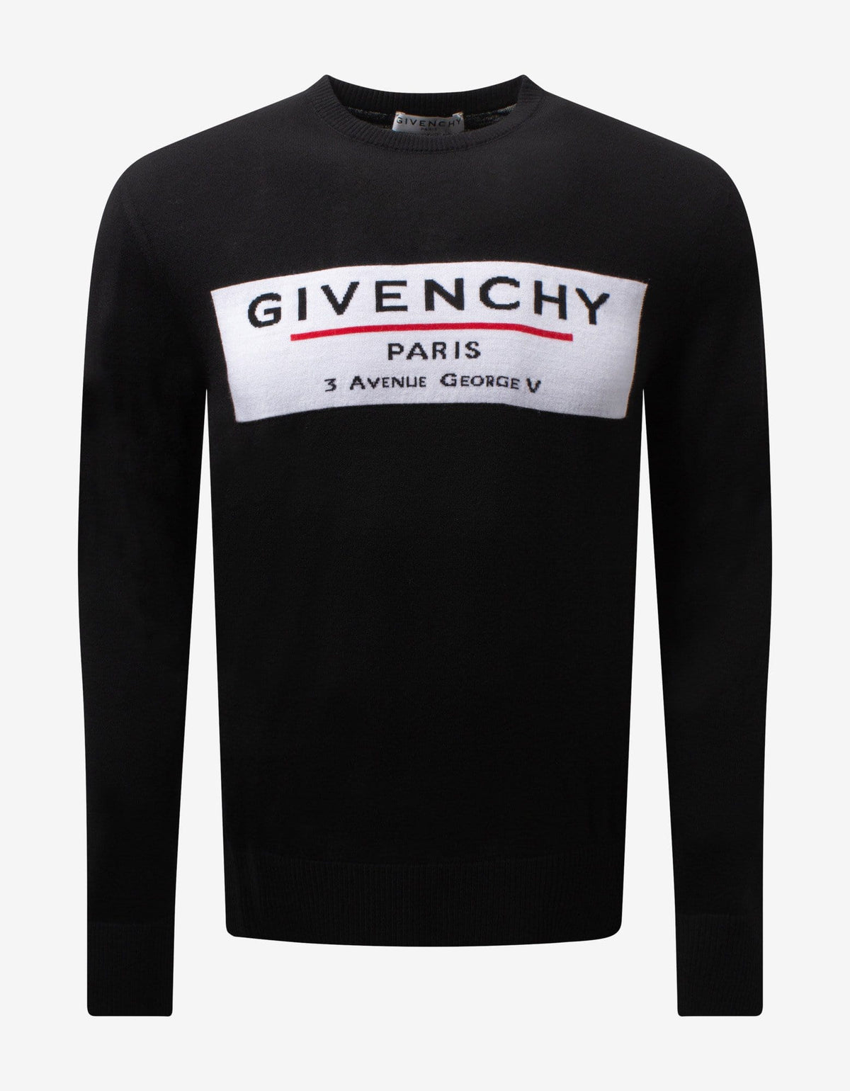 Givenchy Black Logo Label Sweater