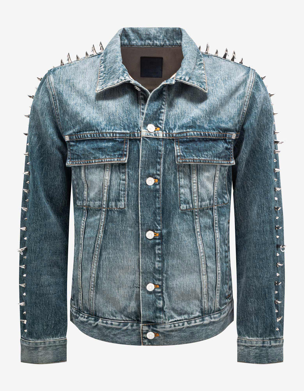 Givenchy Givenchy Blue Vintage Denim Jacket with Studs
