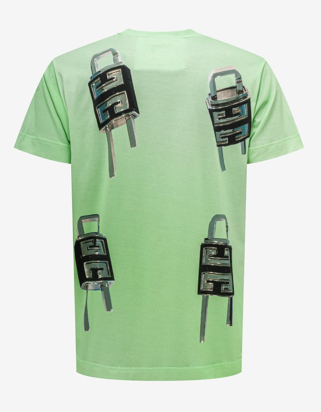 Givenchy Green 4G Padlock Print T-Shirt