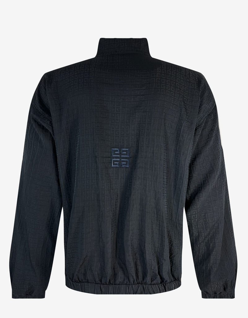 Givenchy Midnight Blue 4G Logo Nylon Track Jacket