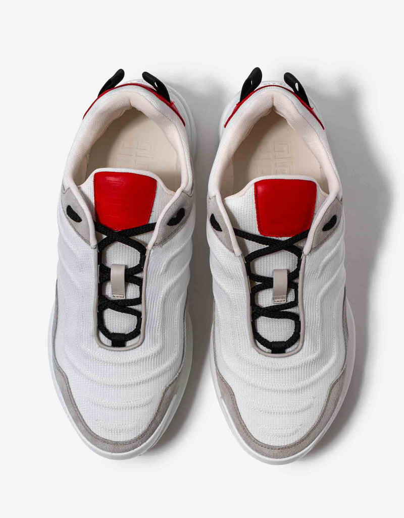 Givenchy White Giv 1 Leather & Mesh Trainers
