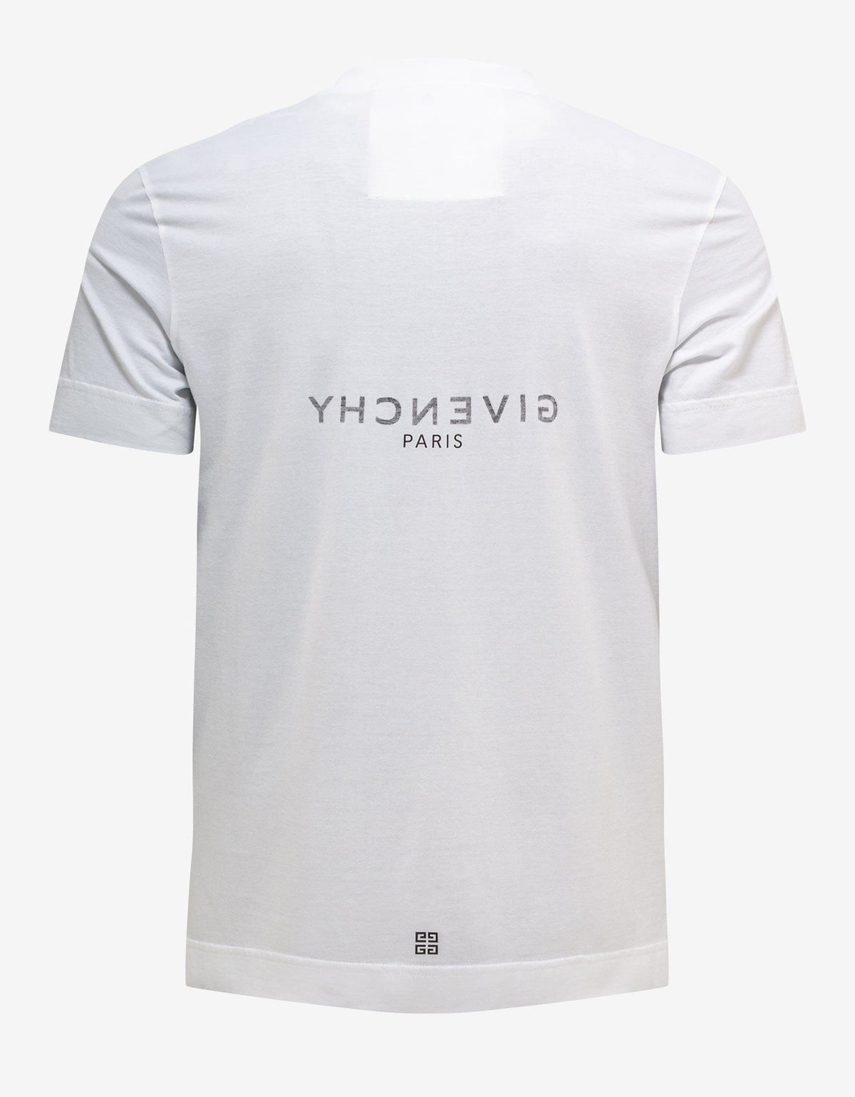 Givenchy White Reverse Logo T-Shirt ZOOFASHIONS.COM