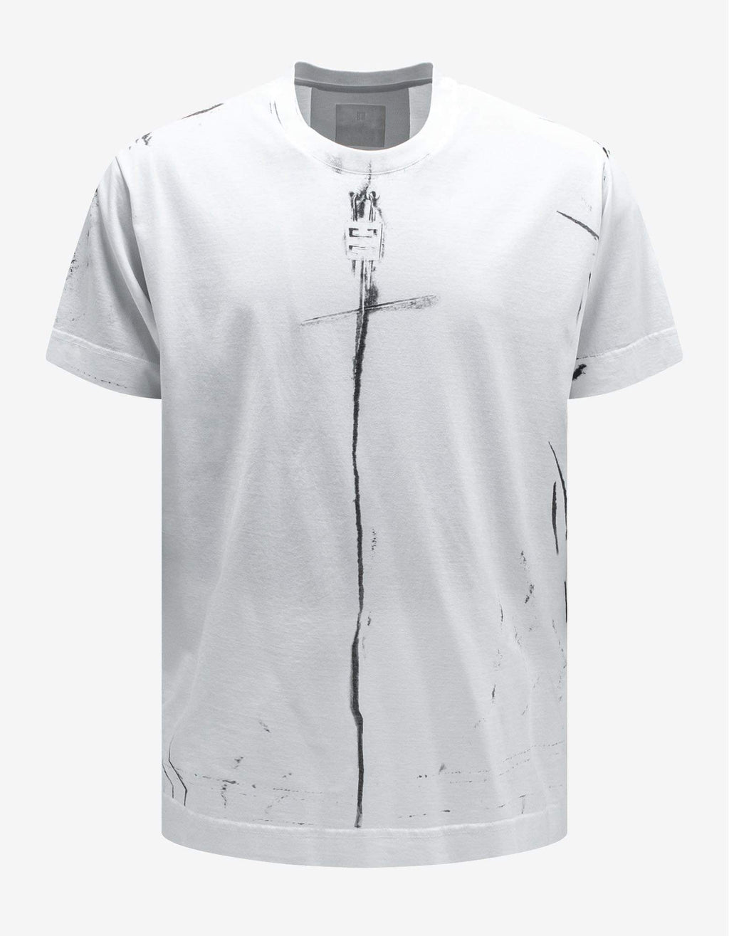 Givenchy Givenchy White Trompe L'œil Print Oversized T-Shirt