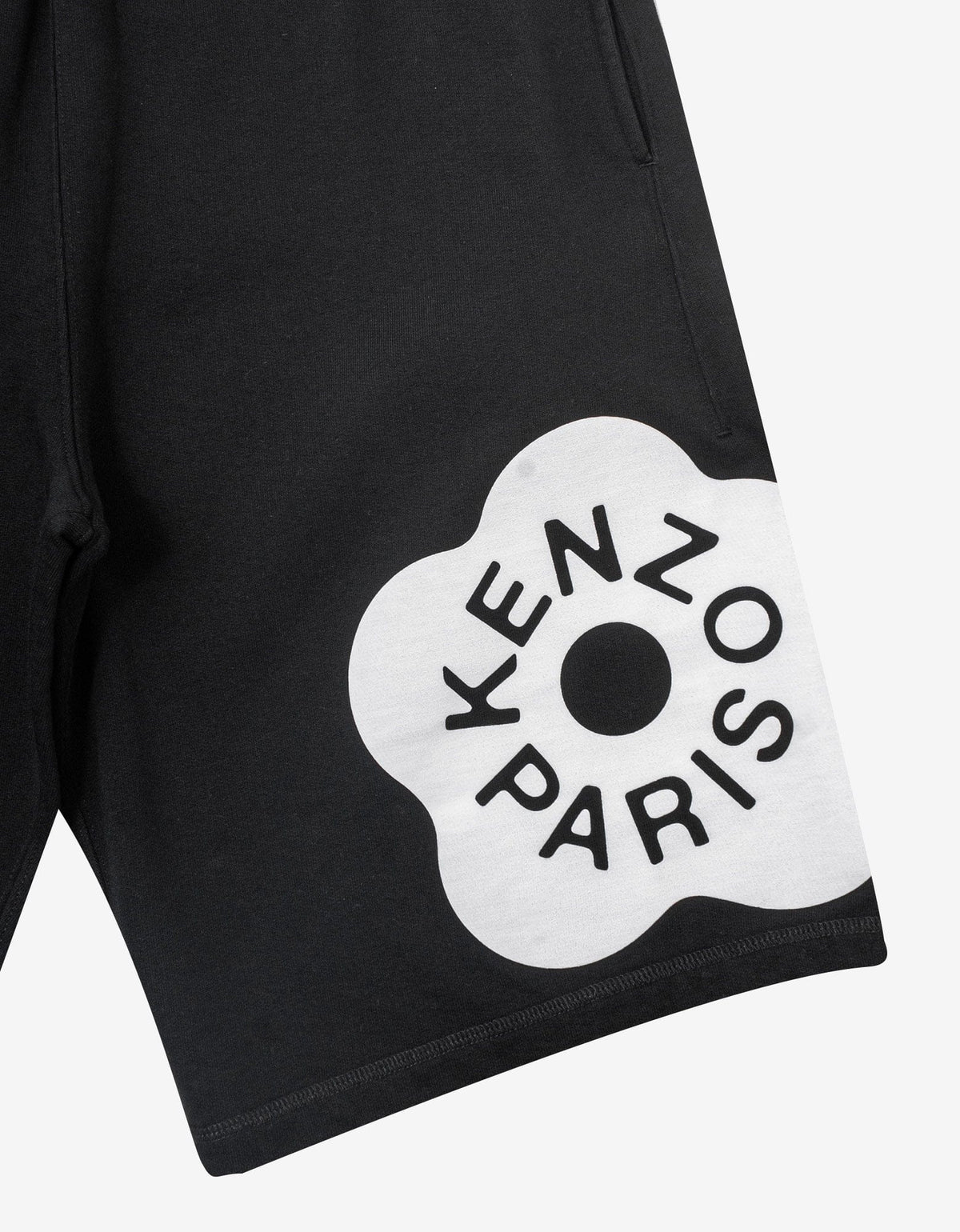 Kenzo Black Flower Sweat Shorts