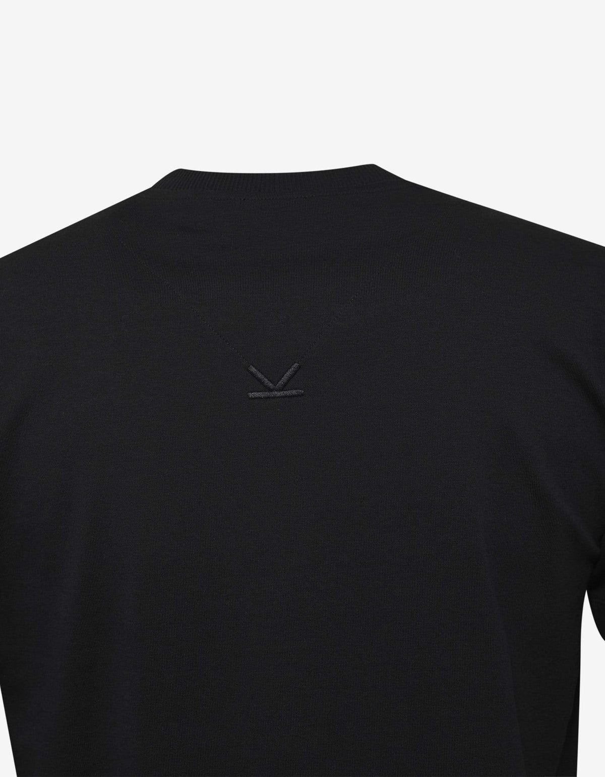 Kenzo Black Logo Embroidery T-Shirt