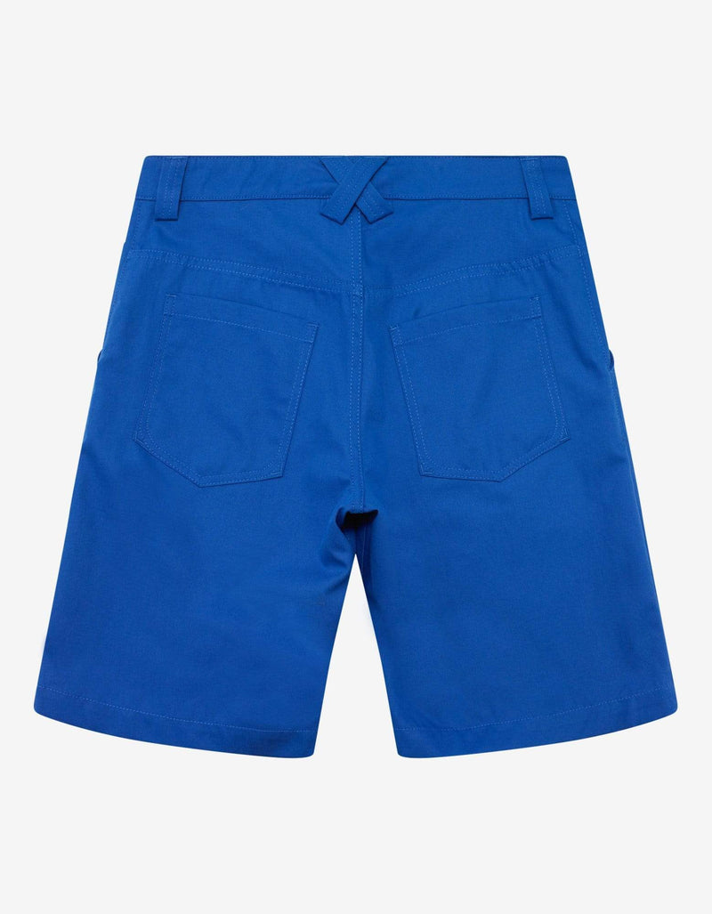 Kenzo Blue Square Logo Tailored Shorts