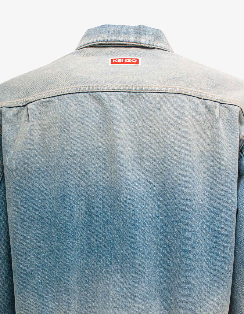 Kenzo Blue Stonewash Denim Jacket