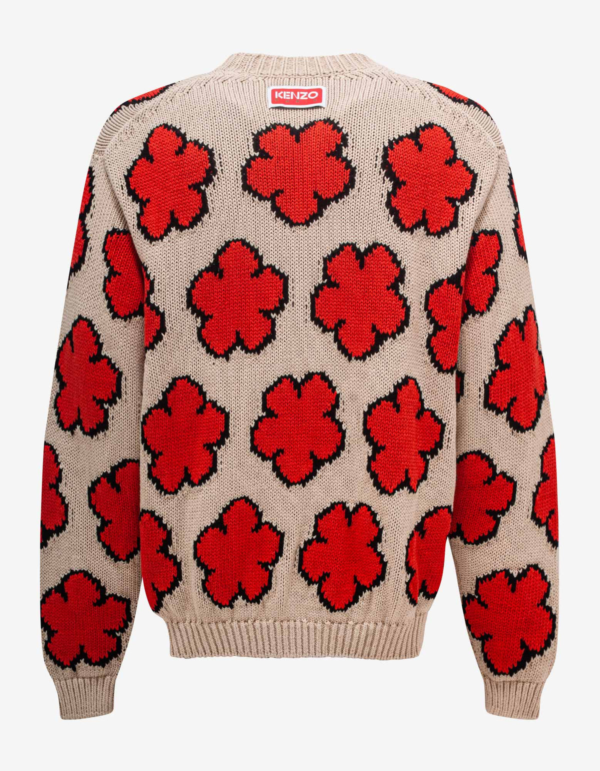 Kenzo Ecru 'Boke Flower' Sweater