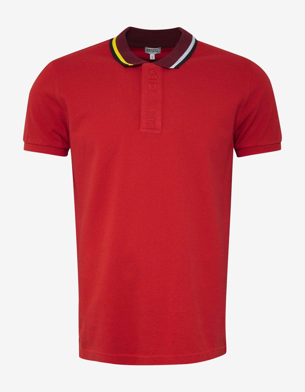 Kenzo Red Bi-Colour Polo T-Shirt