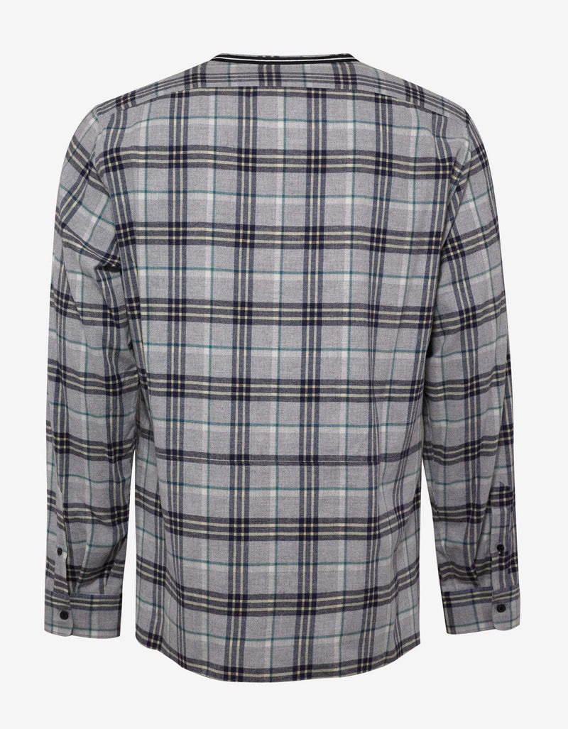 Lanvin Grey Check 'There is Nothing' Print Shirt