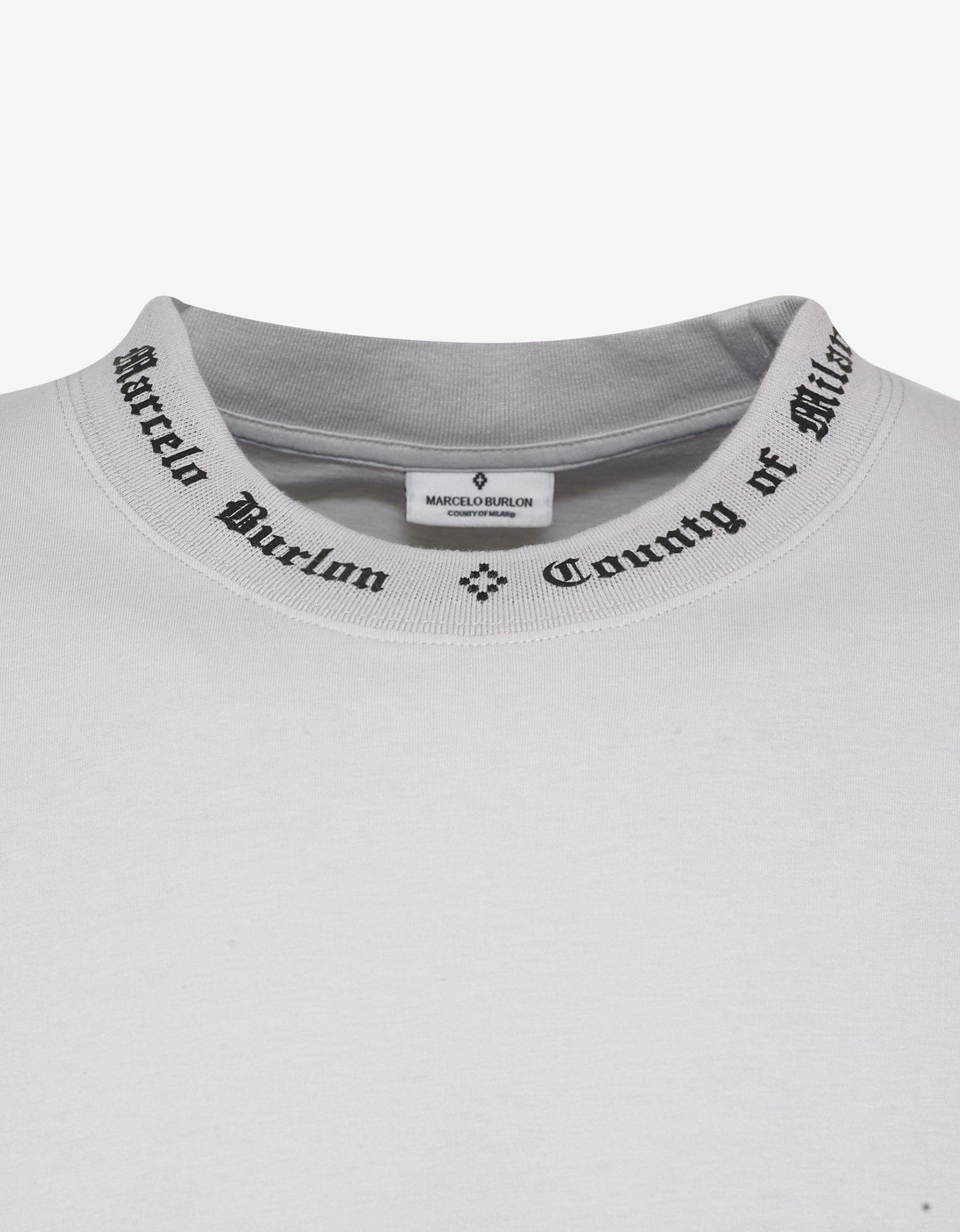 Marcelo Burlon MB Print Grey T-Shirt –