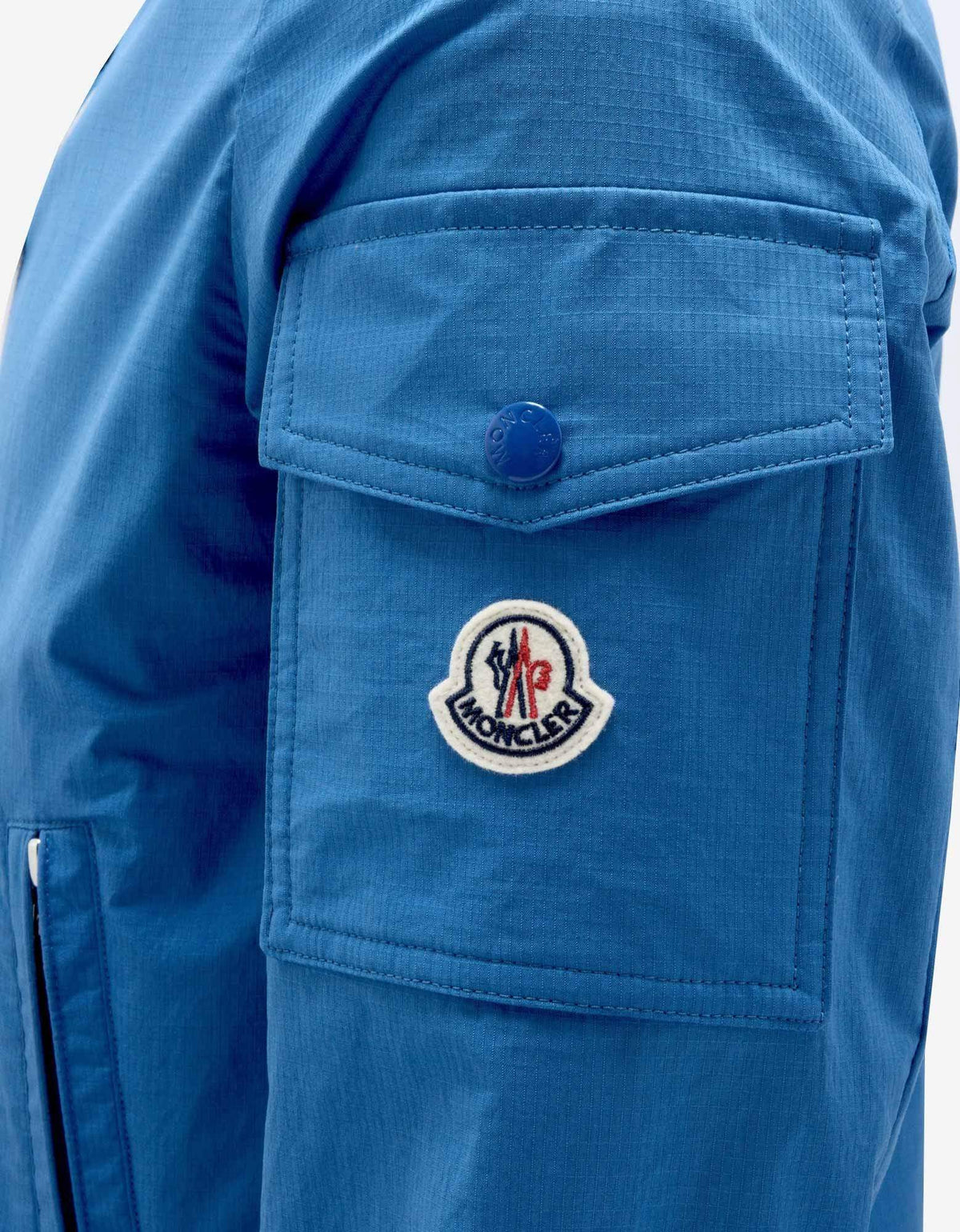 Moncler Brize Blue Ripstop Cotton Jacket