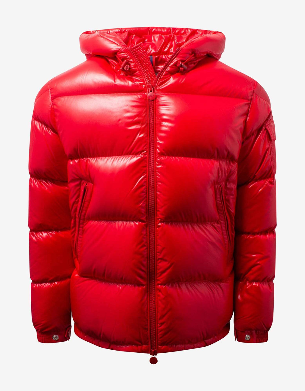 Moncler Moncler Ecrins Red Nylon Down Jacket