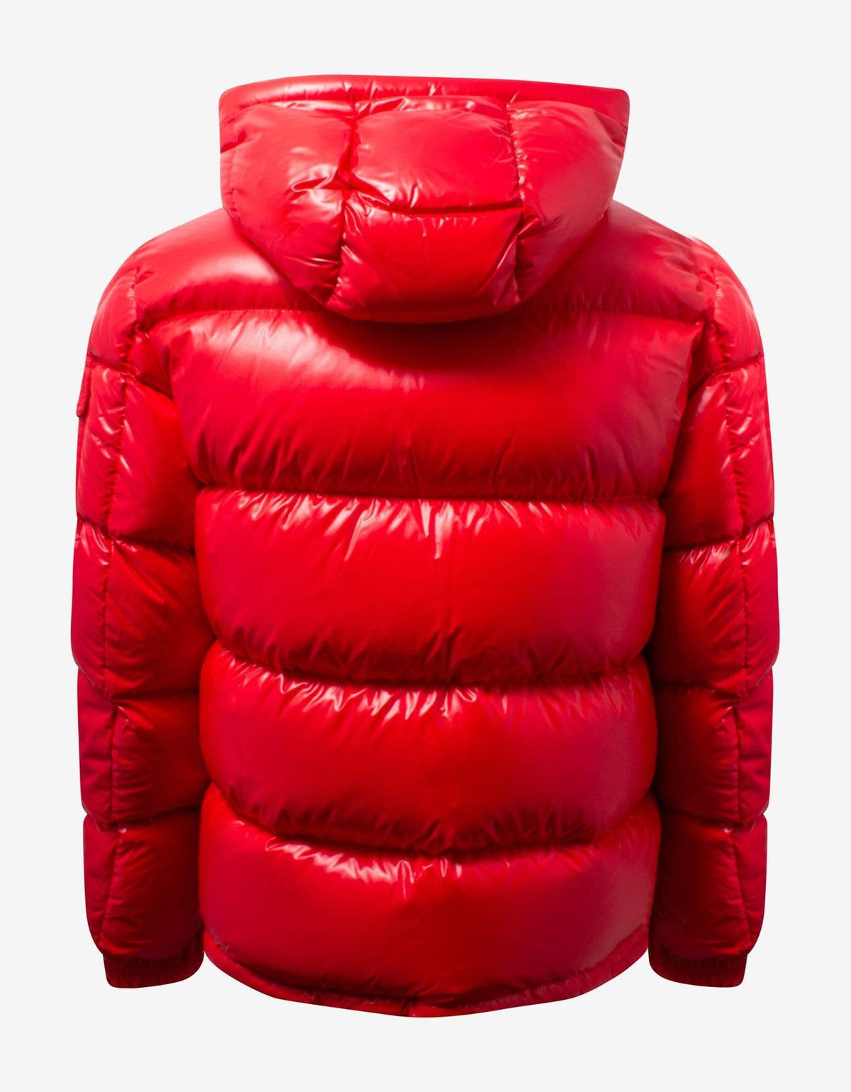 Moncler Ecrins Red Nylon Down Jacket