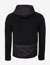 Moncler Grenoble Black & Blue Hooded Fleece Sweatshirt