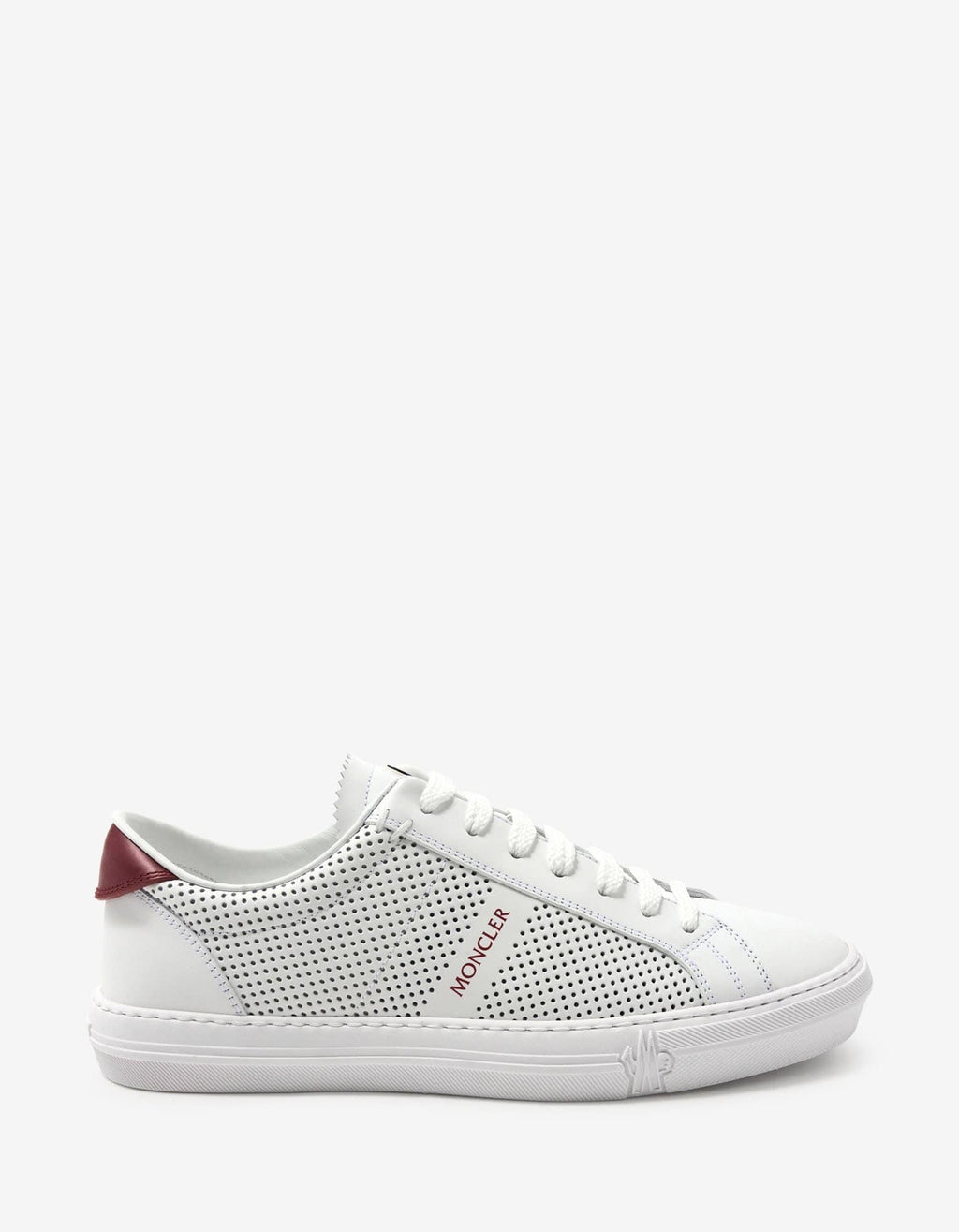 Moncler New Monaco White Perforated Trainers