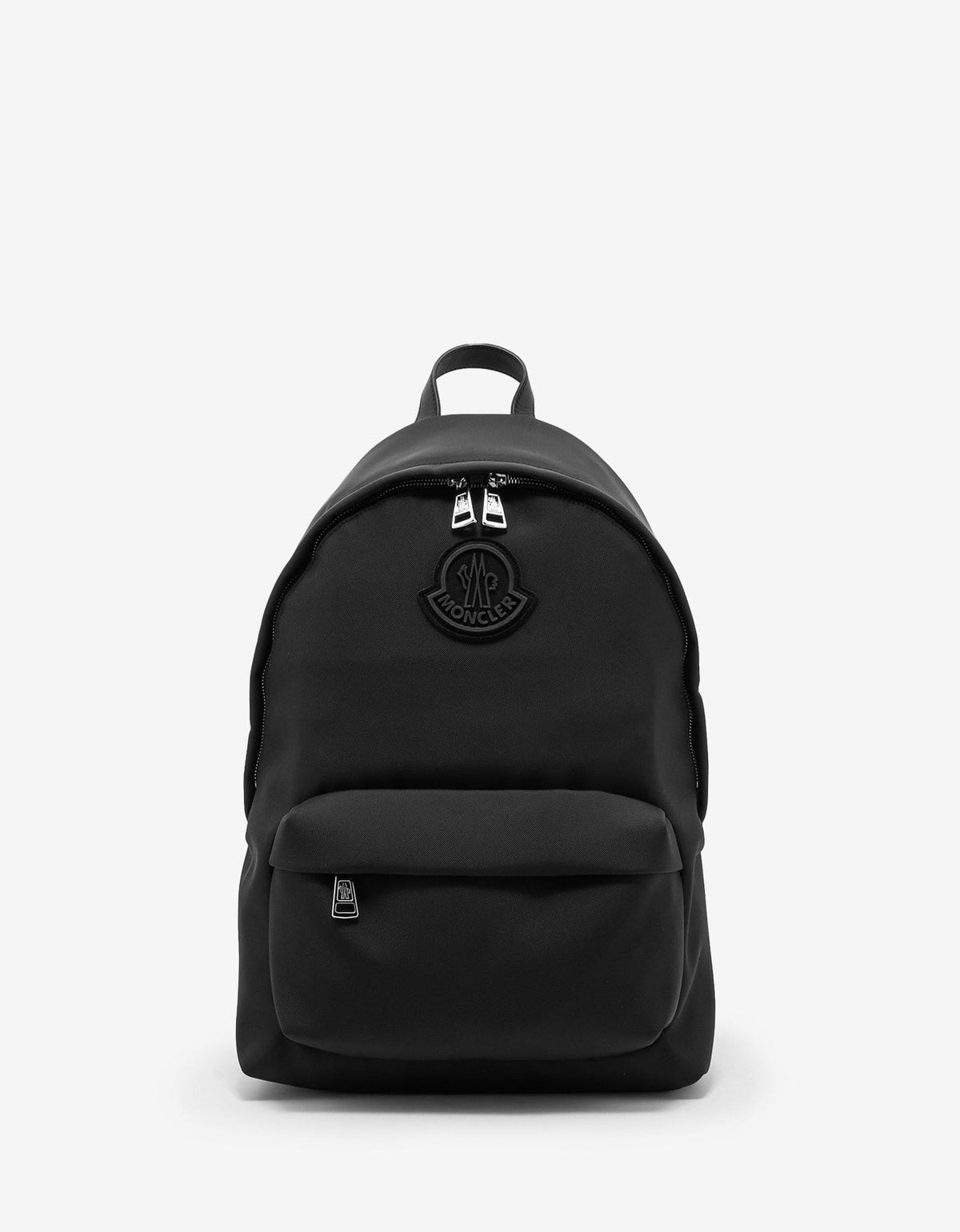 Moncler Pierrick Black Logo Backpack