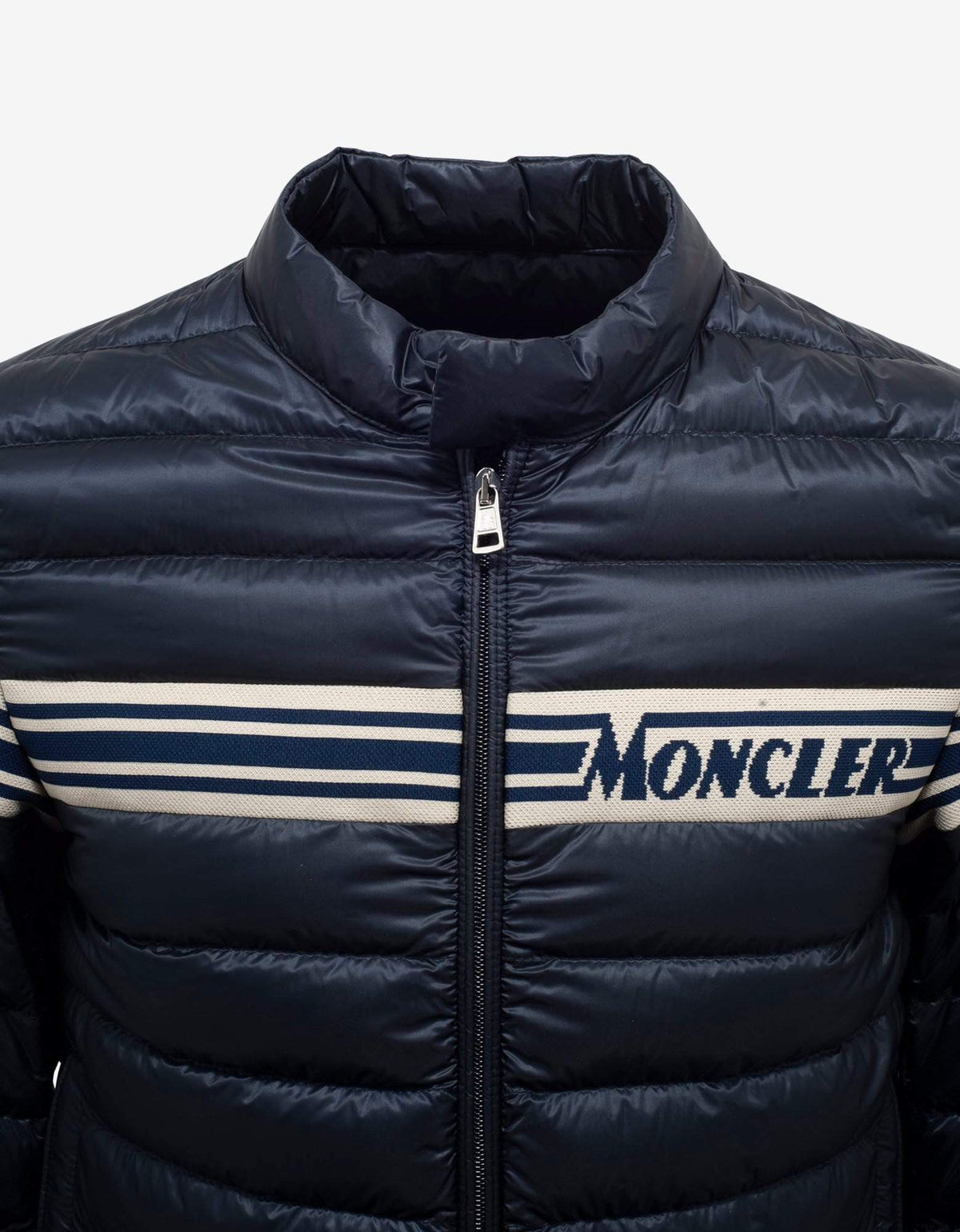Moncler Renald Navy Blue Nylon Down Jacket