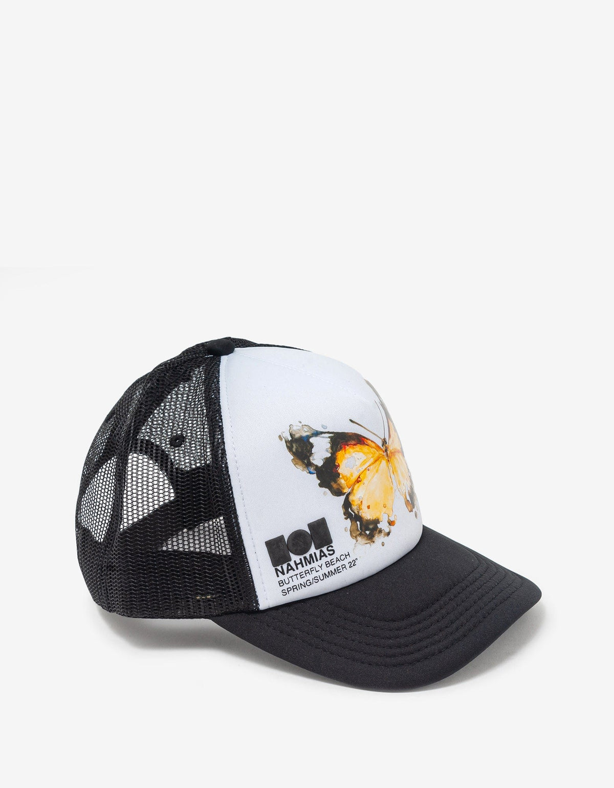 Nahmias Black Butterfly Beach Trucker Hat