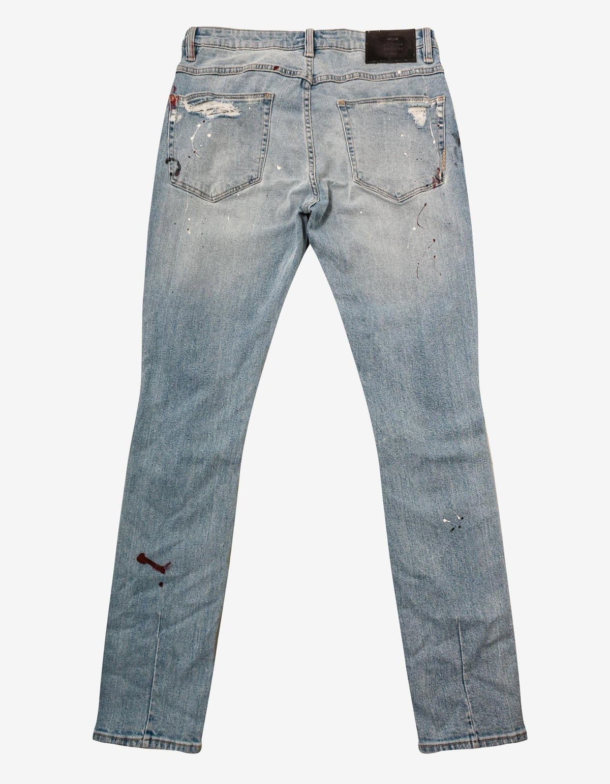 Neuw Rebel Skinny Loaded Art Rip Jeans