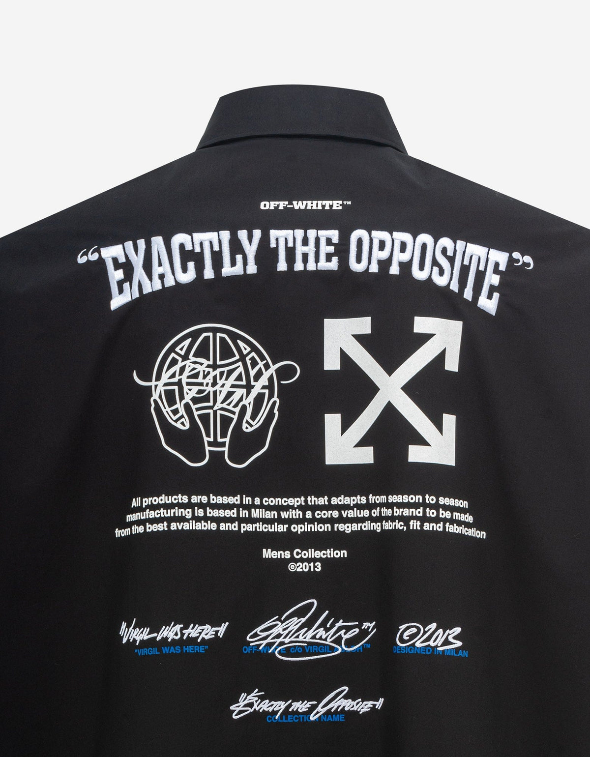 Off-White c/o Virgil Abloh Black Exact Opp Shirt