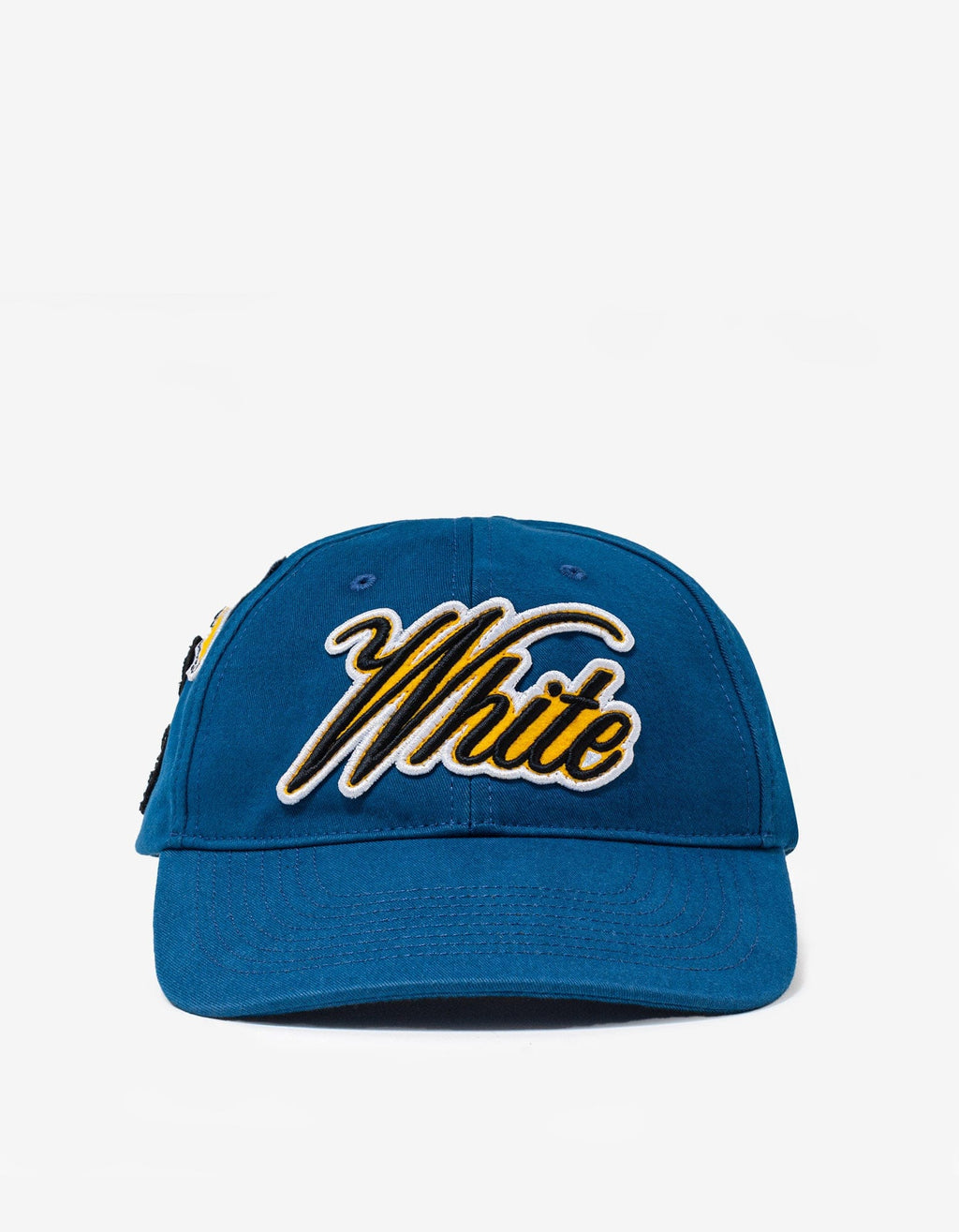 Off-White c/o Virgil Abloh Blue World Varsity Baseball Cap