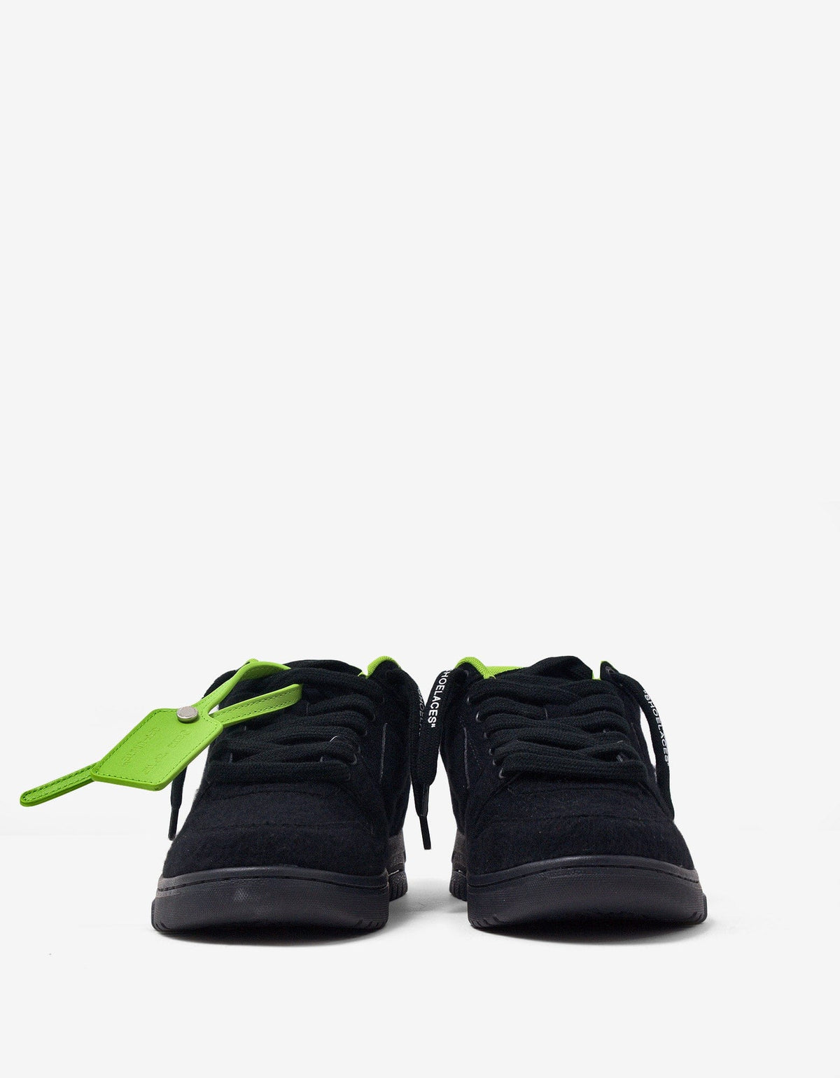 Off-White c/o Virgil Abloh Out Of Office Black Wool Trainers