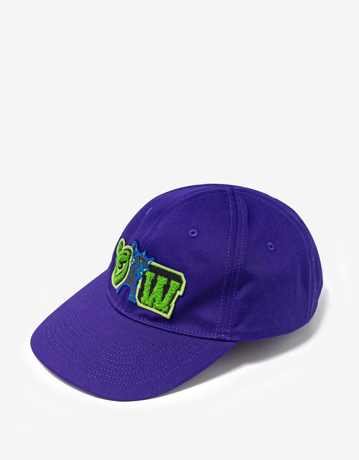 Off-White c/o Virgil Abloh Purple Varsity Baseball Cap