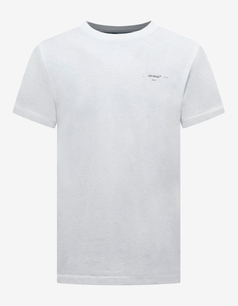 Off-White White Off-White Logo Print T-Shirt