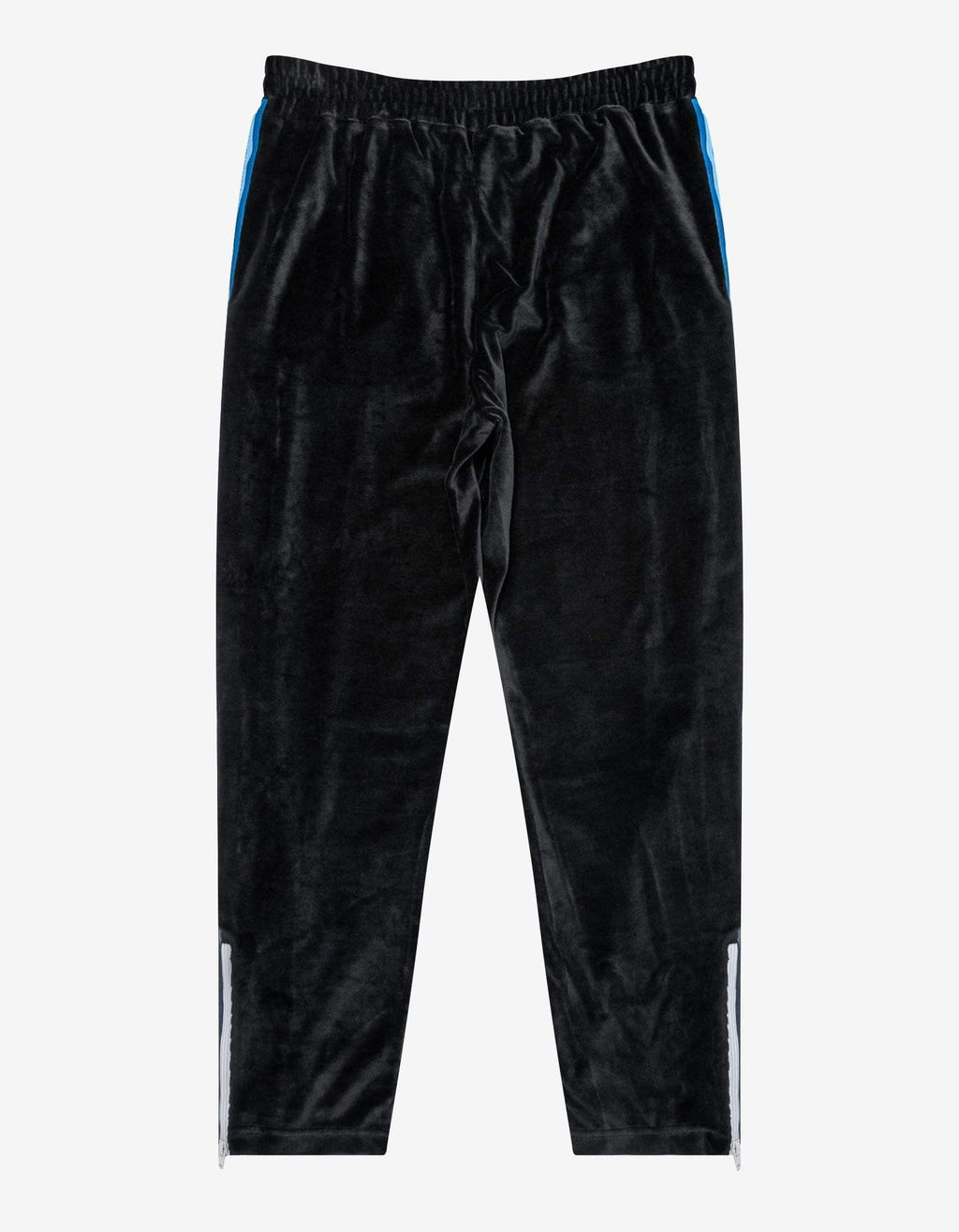 Palm Angels Black Chenille Track Pants with Rainbow Stripes
