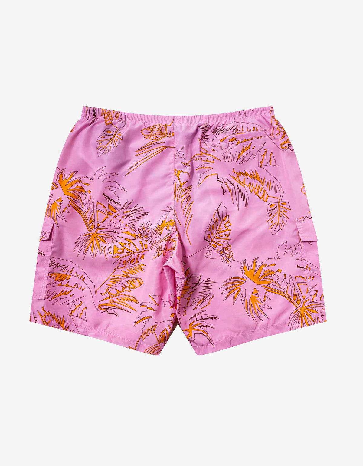 Palm Angels Pink Abstract Palms Swim Shorts