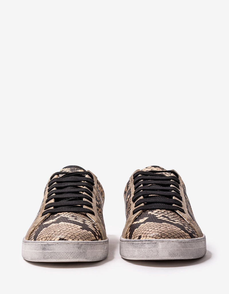 Palm Angels Python Embossed Tennis Trainers