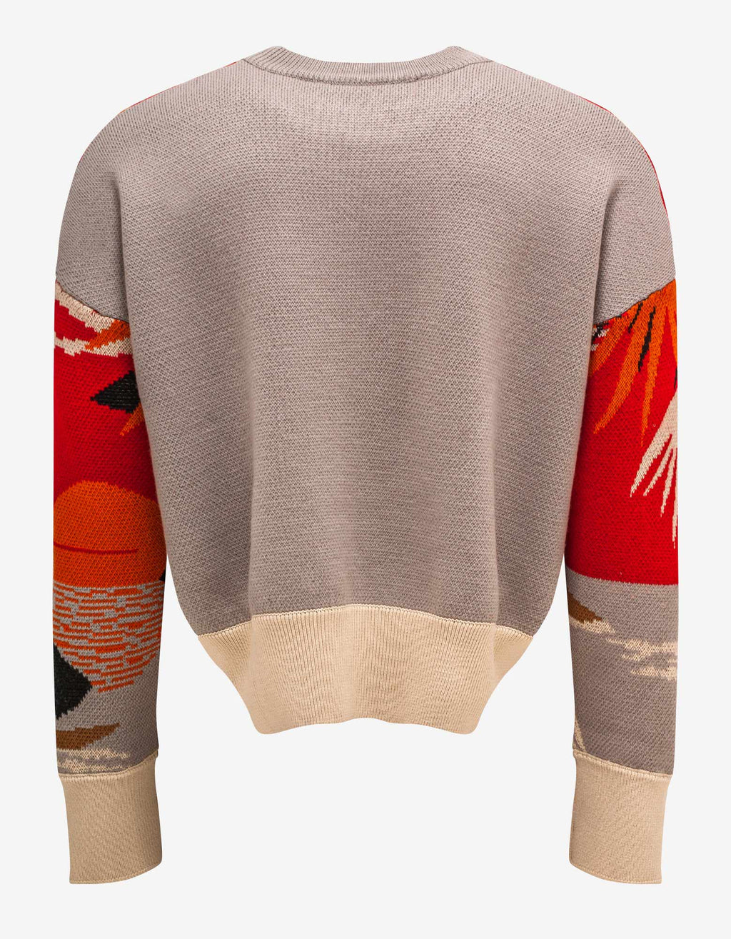 Palm Angels Red Hawaii Cropped Sweater