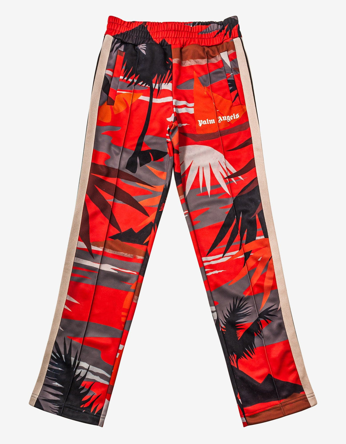 Palm Angels Red Hawaii Track Pants