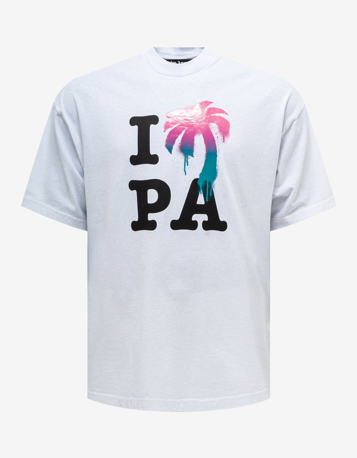 Palm Angels White I Love PA Classic T-Shirt