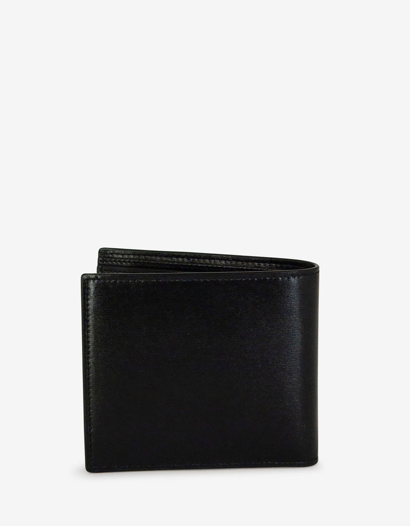 Saint Laurent Black Leather East/West Billfold Wallet