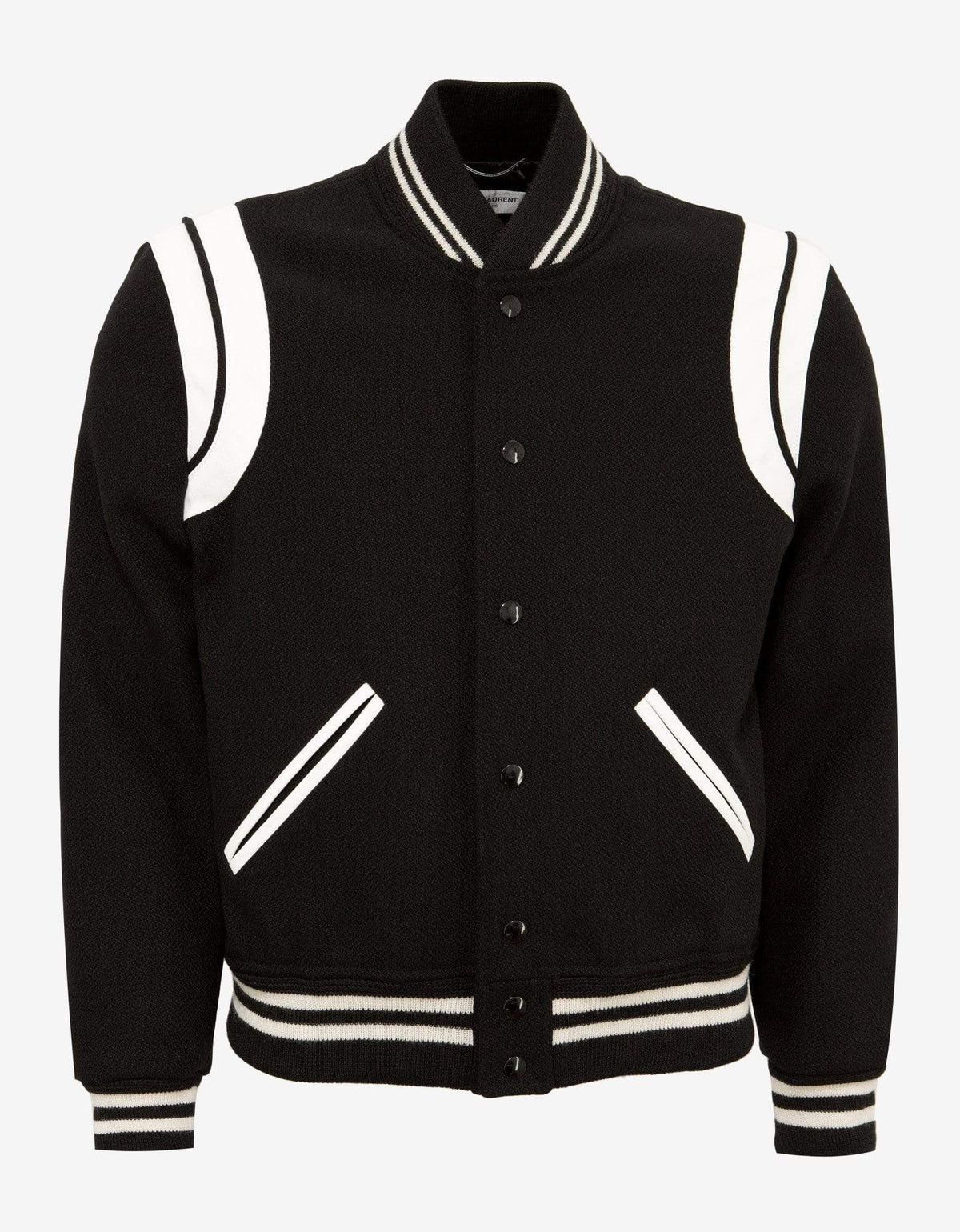 Saint Laurent Black Wool Teddy Jacket
