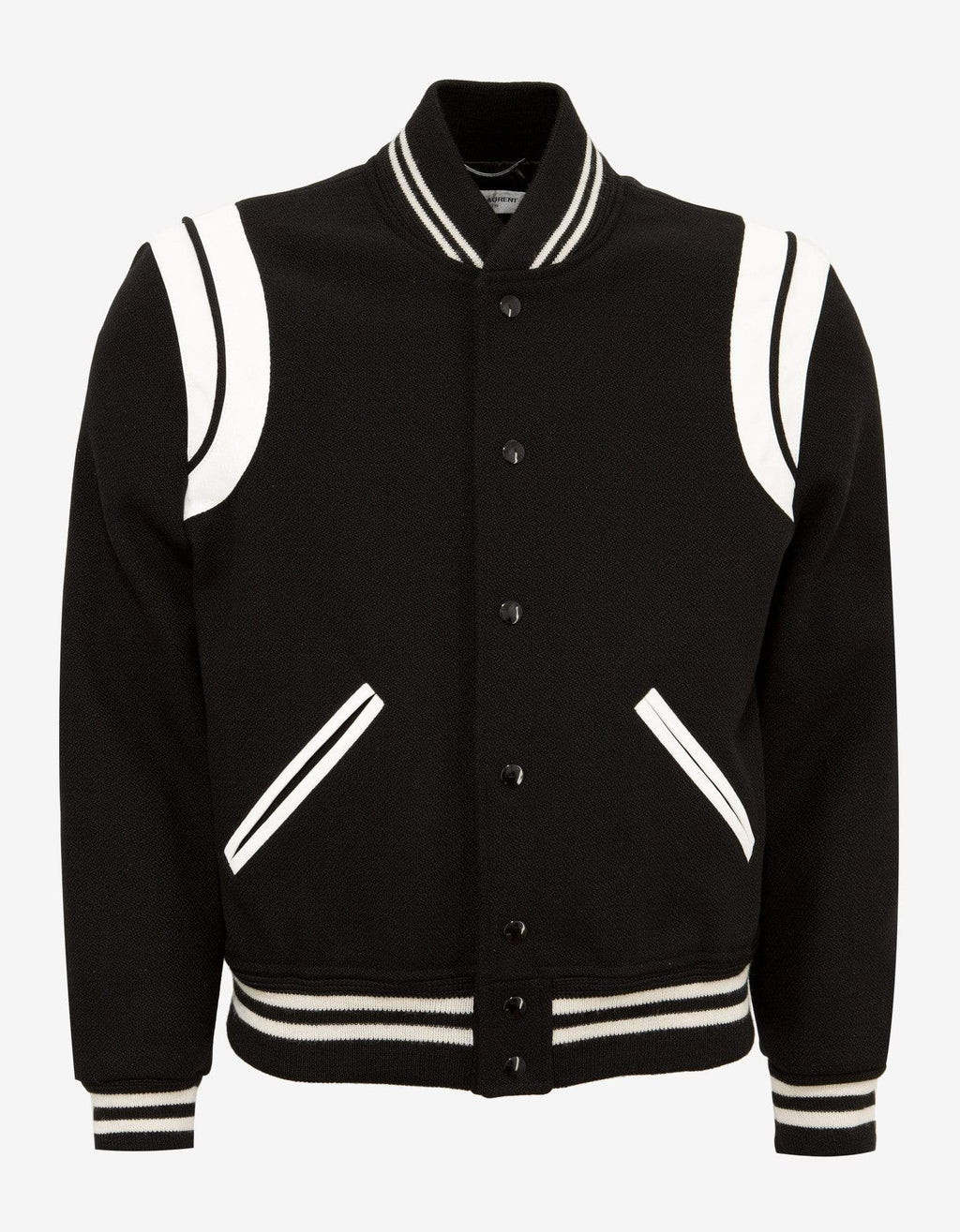 Saint Laurent Saint Laurent Black Wool Teddy Jacket