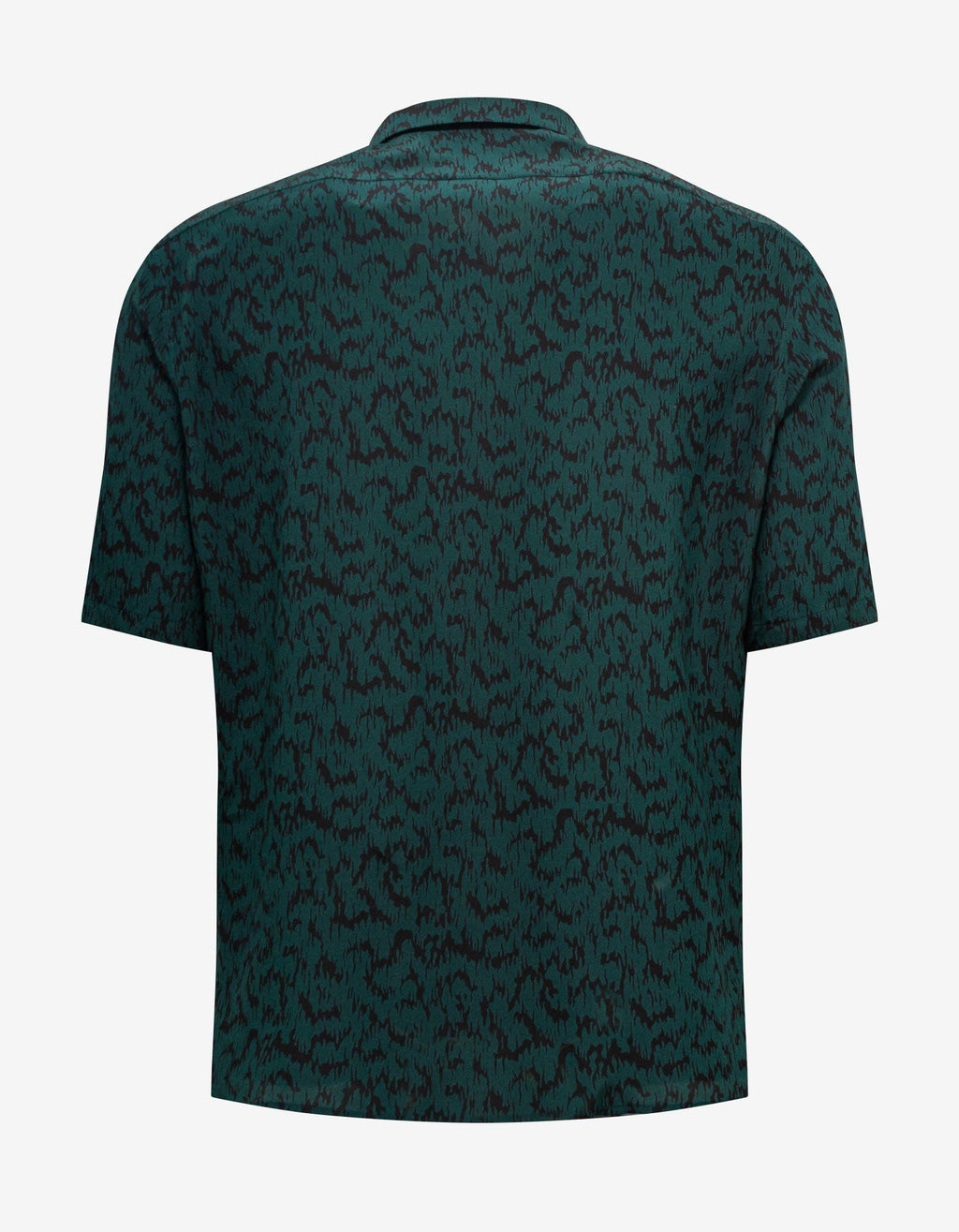 Saint Laurent Green Printed Silk Shirt
