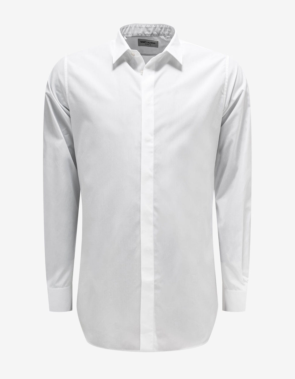 Saint Laurent Saint Laurent White Cotton Poplin Shirt