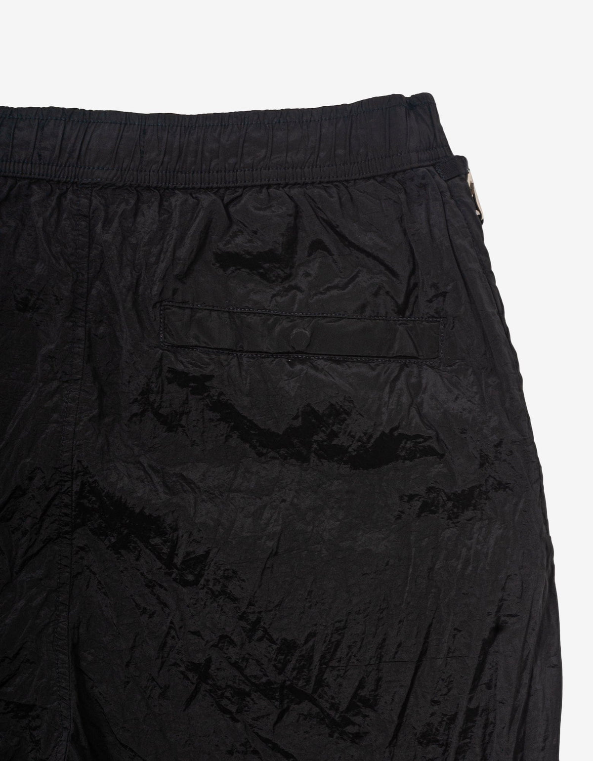 Stone Island Black Nylon Metal Bermuda Shorts