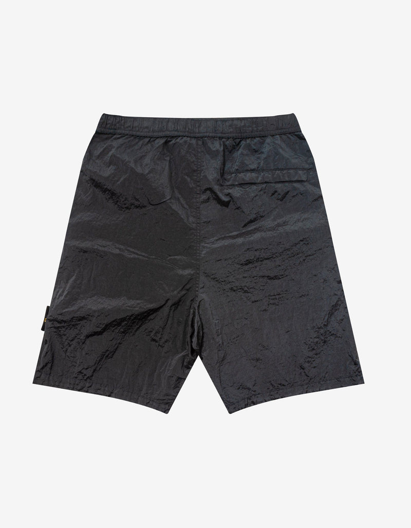 Stone Island Grey Nylon Metal Bermuda Shorts