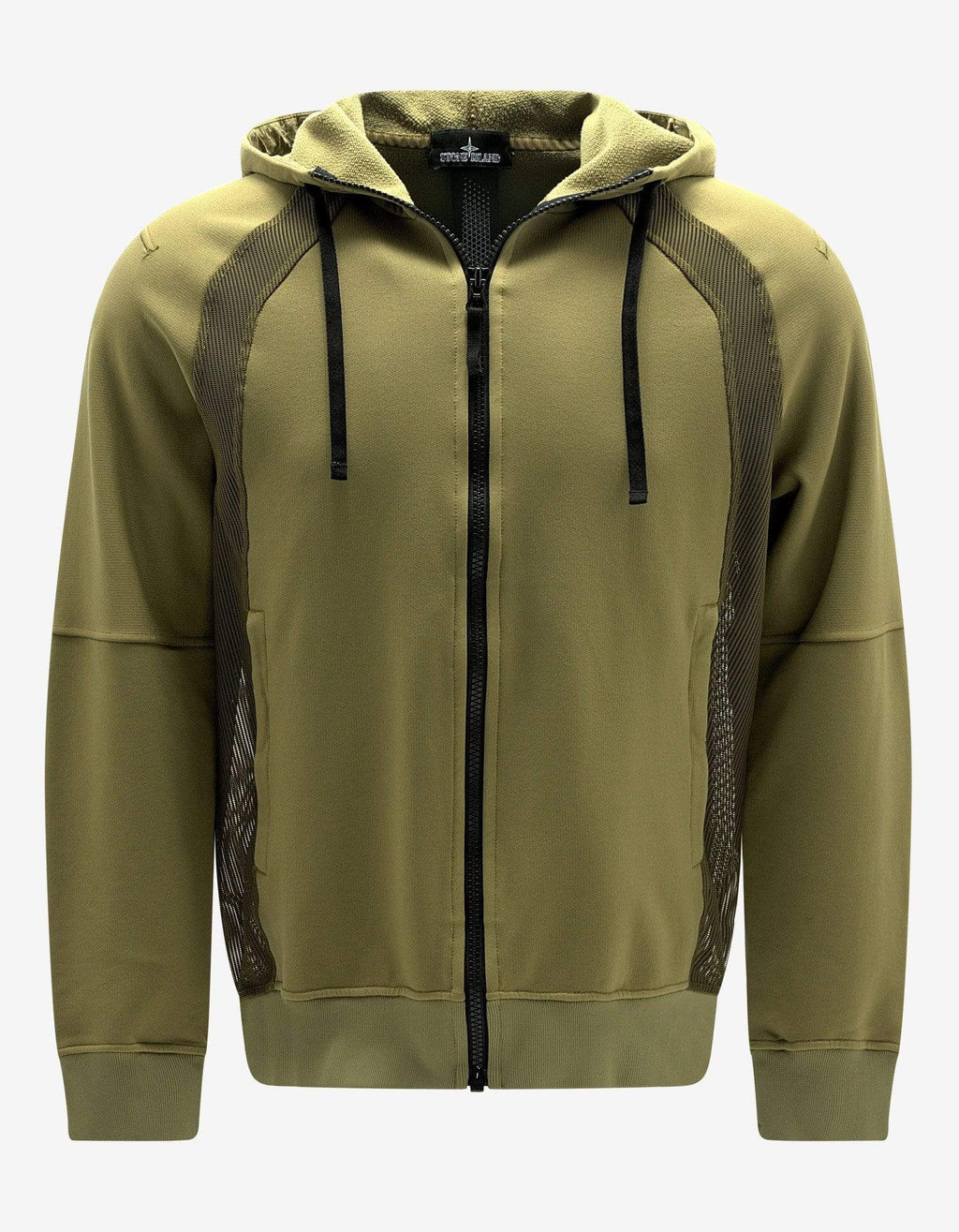 Stone Island Shadow Project Stone Island Shadow Project Green Mesh Vent Hoodie