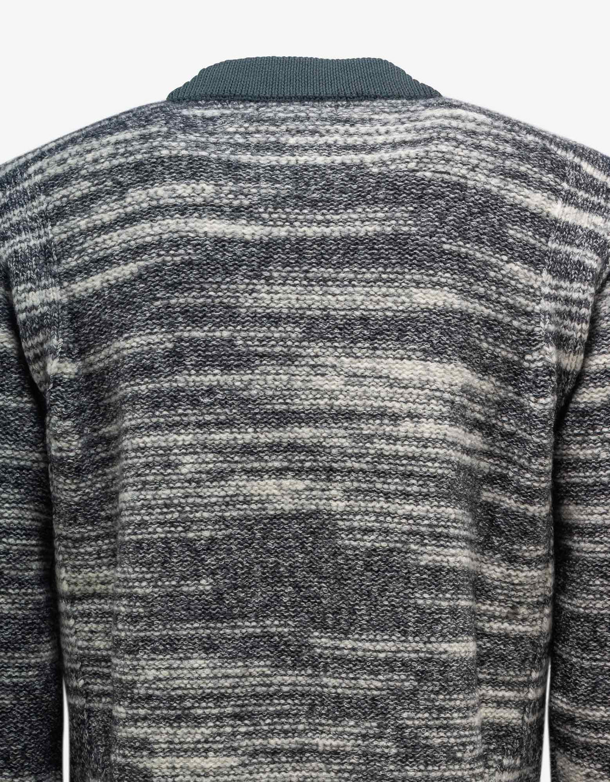 Stone Island Shadow Project Grey Chapter 2 Knitted Cardigan
