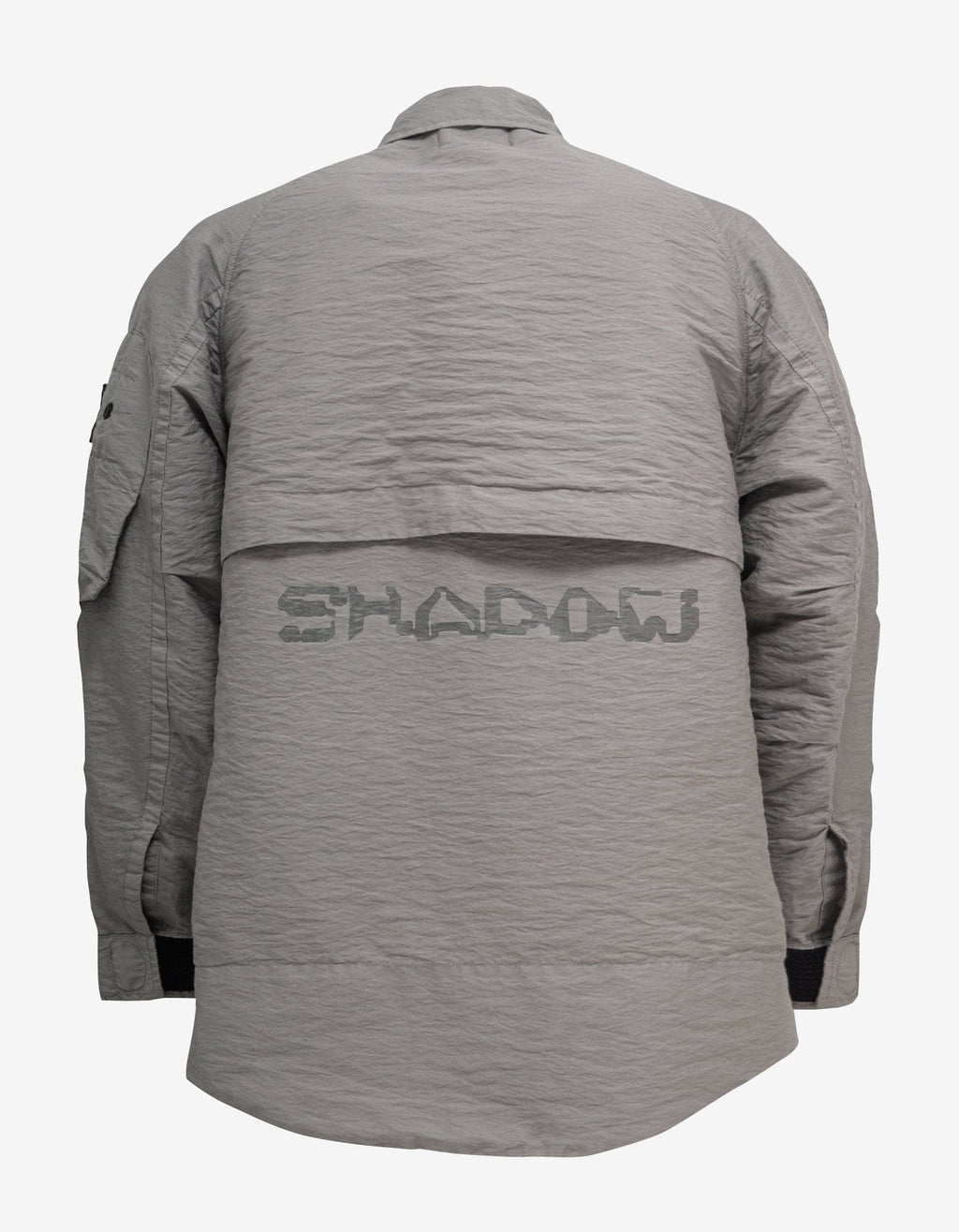 Stone Island Shadow Project Grey Overshirt Double Face CO/NY Monofilament