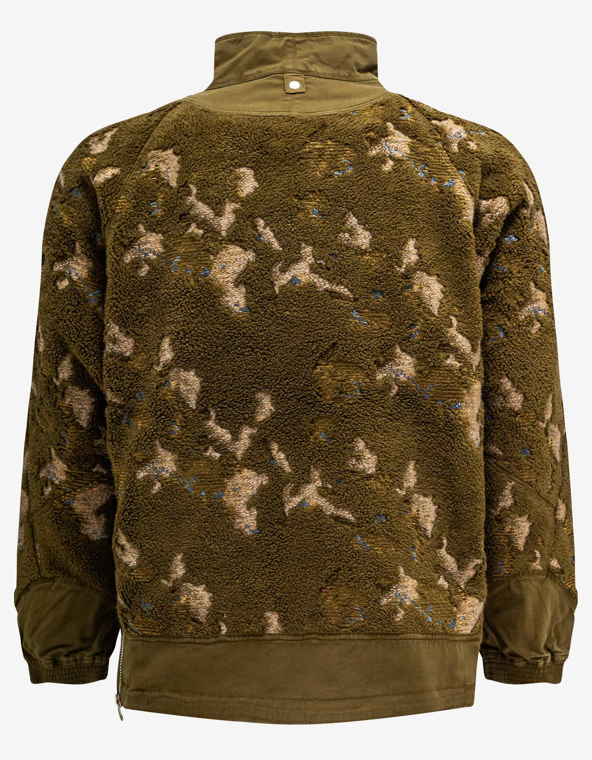 Stone Island Shadow Project Khaki Camo Fleece Sweater