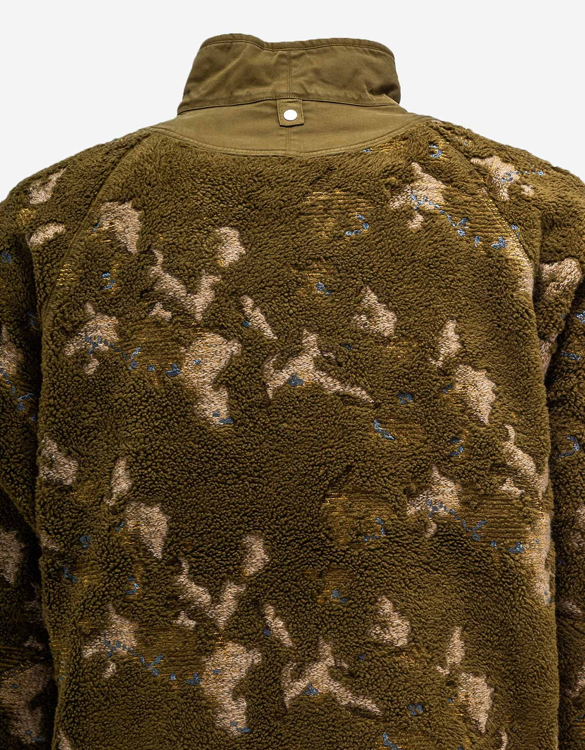 Stone Island Shadow Project Khaki Camo Fleece Sweater