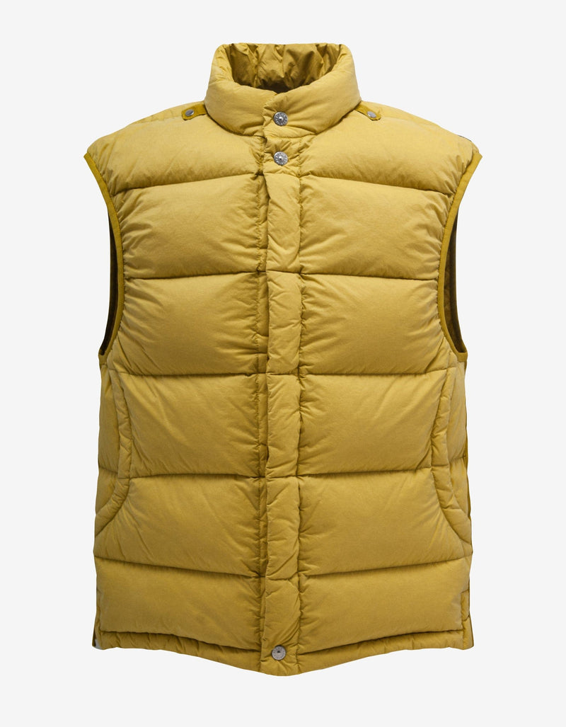 Stone Island Shadow Project Yellow Padded Down Gilet