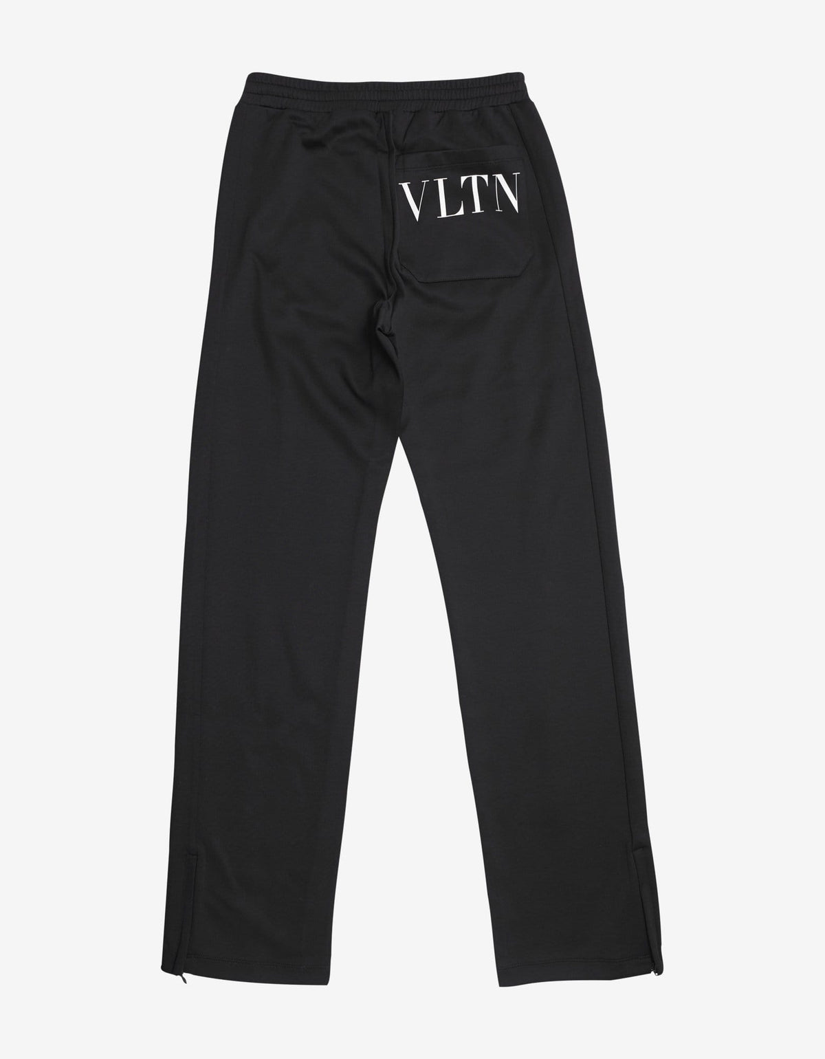 Valentino Black Nylon Blend VLTN Sweat Pants